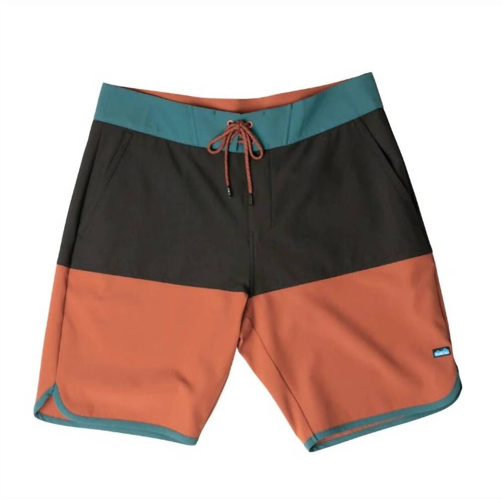 NEW KAVU men's land or sea swim short in clay basin